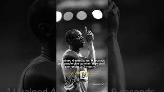 Usain Bolt Quote  2  30  fypシ゚viral trendingshorts memes motivation trending edit dominate [upl. by Ilajna834]