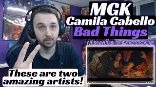 MGK Camila Cabello  Bad Things Reaction [upl. by Giverin]