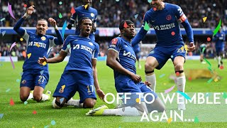 Chelsea Are Heading To Wembley Again Chelsea Vs Leicester Review [upl. by Nerrual]