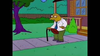 The Simpsons  Hans Molemans Man Getting Hit By Football [upl. by Sonafets]