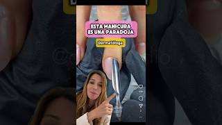 ¡No retires la cutícula en la manicura Dermatóloga explica 💅 uñas cutícula manicura lúnula [upl. by Sharleen]