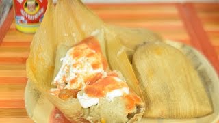 Tamales de Carne con Chile  COMO HACER TAMALES [upl. by Auqenahc791]