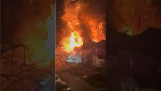 House in Virginia explodes as police try serving warrant [upl. by Suhsoj]