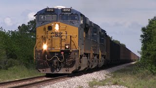 CSX N01613 Indiantown FL Coal Train Chase [upl. by Ellahcim141]