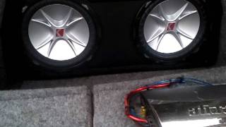 Dodge Neon Sound System w 2 Kicker CVR 12quot Subs amp Pioneer DEH7900 Deck [upl. by Dicks]