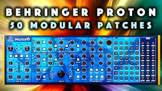 Behringer Proton Modular Patches No Talking Sound Demo [upl. by Rodolfo]