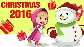 MASHA And The Bear Rudolph the Red Nosed Reindeer​  Christmas Song 2016 [upl. by Muire]