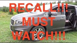 2015 to 2018 Kia Sedona Recall Review Part 2 what You Need To Know [upl. by Buehler938]