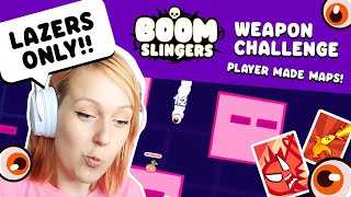 Boom Slingers  Lazers only challenge on playermade maps [upl. by Eimoan97]