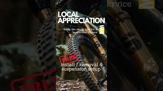 We Love locals Bring your bike for suspension service and save 85 Book online before Nov 30th [upl. by Yonit176]