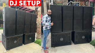 आतंक Dj Setup में 4 Top 2 Bass  Amplifier or Mixer Full Dj Price [upl. by Nyrrat802]