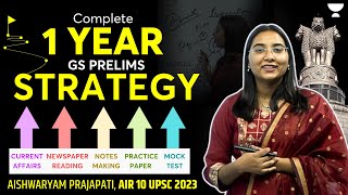 How to prepare UPSC Prelims in 1 year  AIR 10 Aishwaryam Prajapati UPSC Topper 2023 [upl. by Audry]