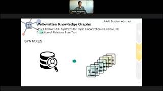 Wellwritten Knowledge Graphs  AAAI Student Abstract by Célian Ringwald [upl. by Eecyak608]