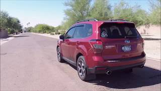 2015 SJ Forester XT WRX Midpipe Subiespeed Muffler Delete Axle Back [upl. by Bertie]