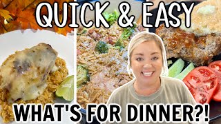 QUICK AND EASY DINNERS  WHATS FOR DINNER  YOUR FAMILY WILL LOVE THESE RECIPES  EASY COOKING [upl. by Htnicayh]