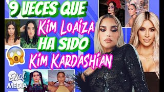 9 VECES QUE KIM LOAIZA ¡HA SIDO IGUAL A KIM KARDASHIAN 😱 [upl. by Aerdnaxela]