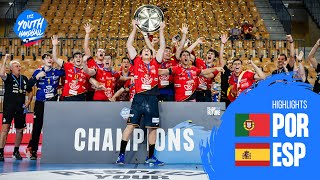 Portugal vs Spain  Highlights  Final  Mens 20 EHF EURO 2024 [upl. by Kamal]