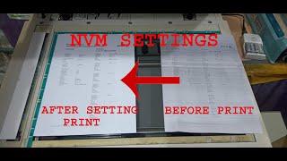 xerox 58xx paper background  dev biase print level nvm values settings [upl. by Helsell]