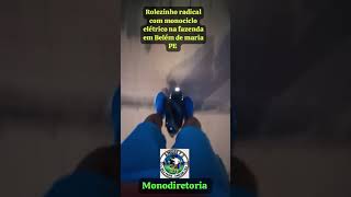 Com monociclo elétrico um rolezinho radical dentro da fazenda [upl. by Rebmyt]