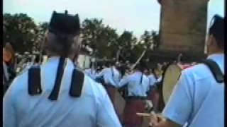 Victoria Police Pipe Band  March Off 1998 Worlds [upl. by Atinod]