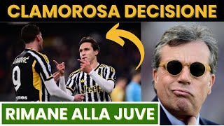 ULTIMA ORA CHIESA CAMBIA IDEA E RESTA ALLA JUVE [upl. by Tsepmet]