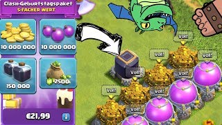 GEBURTSTAGSPAKET KAUFEN  CLASH OF CLANS  Lets Play CoC Deutsch German [upl. by Aires]