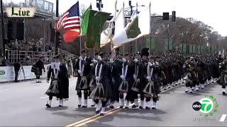 🍀Happening Now🍀 St Patricks Day parade steps off in downtown Chicago [upl. by Bove598]