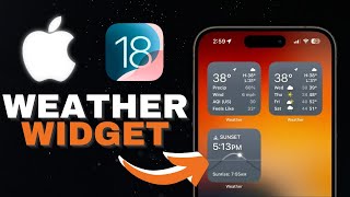 IOS 18 How to Add Weather Widget On Iphone 14 15 16 [upl. by Areema]