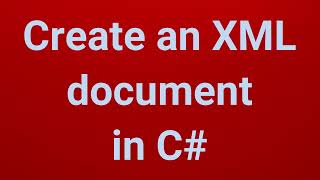 Create an XML in C  Part 2 [upl. by Xino145]