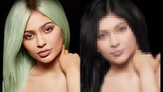 Taking Away Kylie Jenners Plastic Surgery amp Makeup With Photoshop [upl. by Heyman]