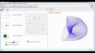 GeoGebra Dersleri Türkçe  Düzlemde 3D Grafik Çizimi  doğru parçaları ile yüzey Mesut Topal [upl. by Anoit133]