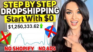 How to Start Dropshipping With 0 WITHOUT RUNNING ADS  STEP BY STEP FREE COURSE 2024 [upl. by Dich]