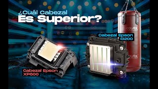 Comparativo de cabezales XP600 versus i3200 [upl. by Tressia255]