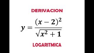 Derivación logarítmica [upl. by Adlecirg700]