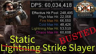 POE 325 Ambush Static Strike Slayer  Secretly Strong  60M DPS  Zoom  All Content [upl. by Aiekan]