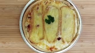 Tarte au maroilles jambon Recette en descriptionfood cooking recipe cheese [upl. by Allehs]