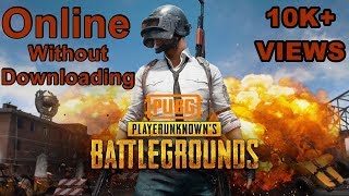 How To Play PUBG Online Without Downloading For Free [upl. by Nauqram460]