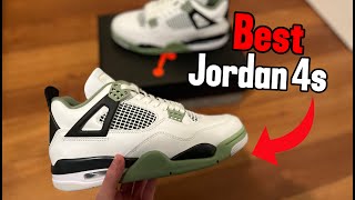 I Recieved NEW Jordan 4 Seafoams best reps Nicekicksru review [upl. by Sidnac]