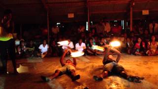 Kiribati Fire Dancers [upl. by Adlog]