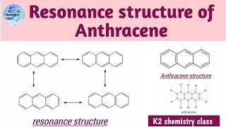 Resonance structure of anthraceneresonating structure of anthraceneresonance by khushboo yadav [upl. by Lokkin]