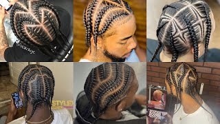 Top 20 Trending braids hairstyles for men  Men braids hairstyles 2022 Compilation [upl. by Ahseki]