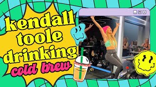 kendall toole drinking cold brew compilation part one ✨☕️ [upl. by Dedra907]