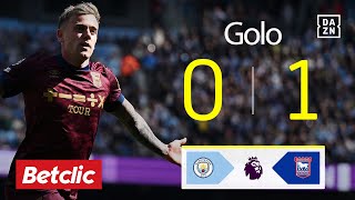 Golo de Szmodics  Man City 01 Ipswich Town  Premier League 2425 [upl. by Lear163]