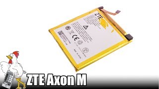 Guía del ZTE Axon M Cambiar batería [upl. by Brigitte]