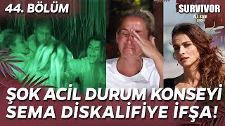 SURVIVOR ALL STAR 2024 SEMA DİSKALİFİYE Mİ OLDU PINAR TEMASLI KAVGA İFŞA 44 BÖLÜM CANLI İZLE TV 8 [upl. by Zednanreh]