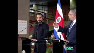 El Presidente Nayib Bukele recibe la más alta distinción de Costa Rica en reconocimiento [upl. by Alahs]