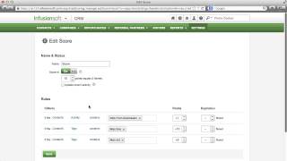 Infusionsoft Crash Course  Lesson 2 Tags and Scoring [upl. by Shelia]