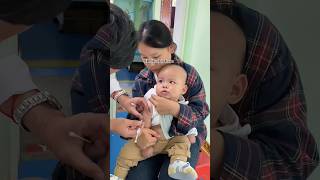 Cutebaby 😛 Baby injection push vedio 😱 baby cute injection crying shots [upl. by Hasty]