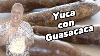 Yuca con Guasacaca 🇩🇴 Receta Tradicional de la República Dominicana [upl. by Cohberg780]