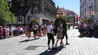 Festumzug der Schützen zur 71 Allgäuer Festwoche in Kempten am 21082022 [upl. by Adnohsirk176]